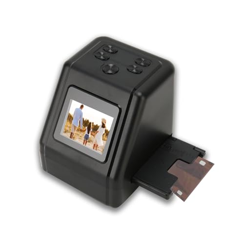 CCYLEZ Film- und Dia-Scanner mit 5,1 cm LCD-Bildschirm, konvertiert Farbe und B- und W-Negativfolien 135, 126, 110 Film in hochauflösende 12MP JPEG-Digitalfotos von CCYLEZ
