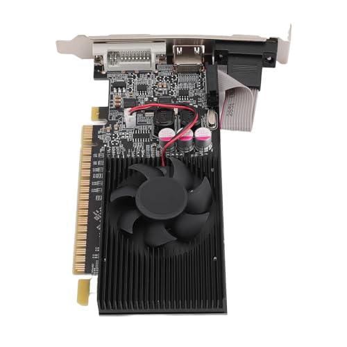 CCYLEZ Gaming-Grafikkarte, 2 GB DDR3, Auflösung 2560 X 1600, Leise Desktop-Computer-PCI-E-Grafikkarte für Spiele, Computerarbeit von CCYLEZ