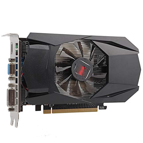 CCYLEZ HD7670 1 GB DDR5 128 Bit Gaming Grafikkarte,Computer tragbare Videospeicherkarte mit geringem Verbrauch, PC Gaming Video Grafikkarte mit PCI Express 3.0-Grafikkartensteckplatz von CCYLEZ