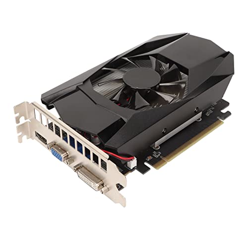 CCYLEZ HD7670 4 GB GDDR5-Grafikkarte, 128 Bit, Unterstützt DirectX 11 PCI Express X16 2.1, Gaming-Grafikkarte, 1000 MHz Kernfrequenz, Geräuscharm für Computer-Video-PC-GPU von CCYLEZ