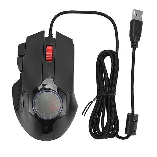 CCYLEZ Kabelgebundene Gaming Maus, Optische 7200 DPI Maus, RGB Maus mit Hintergrundbeleuchtung und Spielspezifischer Firepower Taste für PC, Laptop, Notebook von CCYLEZ