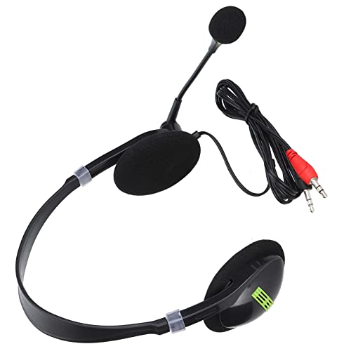 CCYLEZ Kabelgebundenes Headset,3,5 mm USB Kopfhörer mit Mikrofon mit Geräuschunterdrückung,Kundendienst über Ohrhörer für PC Desktops und Laptops(3,5-mm-Modell) von CCYLEZ
