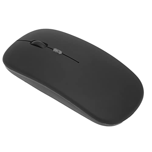 CCYLEZ Kabellose 2,4-GHz-Maus, LED-Computermaus, Tragbare Silent-Maus, Mute-Maus, mit Einstellbarer DPI und USB-Aufladung, Silent-Maus für Laptop, Büro(Schwarz) von CCYLEZ