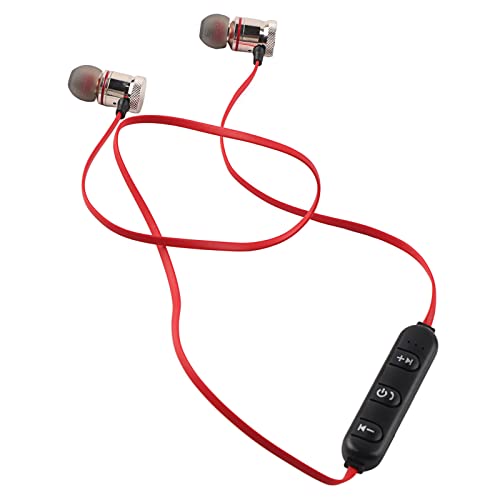 CCYLEZ Kabellose -Kopfhörer, Magnetische Ohrhörer mit Mikrofon, 3 Stunden Spielzeit, Nackenbügel-Design, für Telefon, IOS-Tablet (Gold) von CCYLEZ