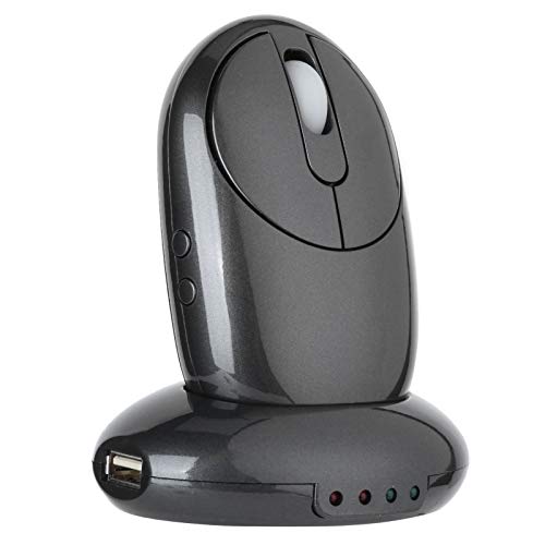 CCYLEZ Kabellose Maus mit 4 Port USB Hub, Optische 5 Tasten Gaming Maus für Heimbüro, 2,4 GHz Bluetooth Optische Computermäuse für PC/Tablet/tragbare Laptops von CCYLEZ