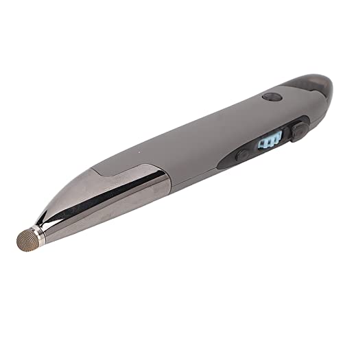 CCYLEZ Kabellose Optische Pocket Pen Mouse, 1600 DPI Pen Mouse mit USB Empfänger, Ergonomische Mäuse für PC Laptop Notebook (Grau) von CCYLEZ