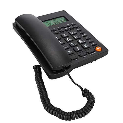 CCYLEZ L019 Schnurgebundenes Telefon mit Anrufer ID Anzeige, Anrufer ID Festnetztelefon, Kabelgebundenes Tischtelefon für Englische Handelsgespräche für das Home Hotel Büro von CCYLEZ