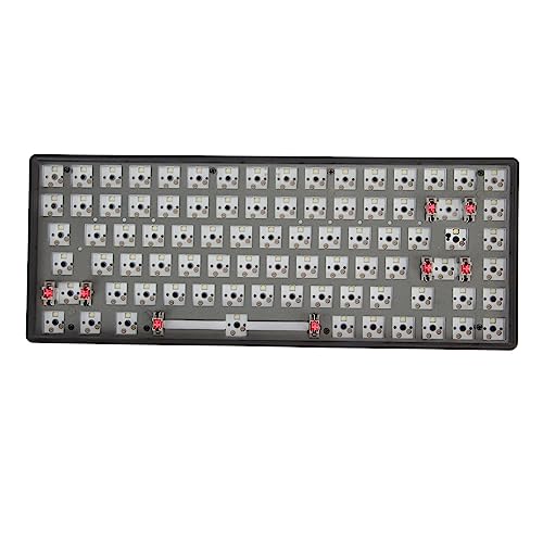 CCYLEZ Mechanisches Tastatur-Kit, 84 Tasten, DIY, Benutzerdefinierte Gaming-Tastatur für Computer-Ersatz, Unterstützt Wireless 2,4 G/Bluetooth mit Windows/Android/OS von CCYLEZ