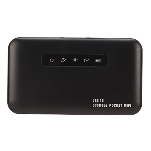 CCYLEZ Mobiler 4G WLAN Hotspot, Tragbarer WLAN Router mit USB Stromversorgung, Unterstützt 10 WLAN Benutzer, mit SIM Kartensteckplatz für Unterwegs von CCYLEZ