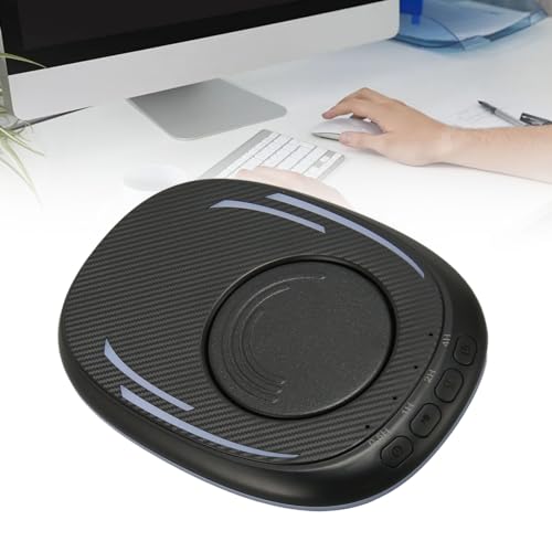CCYLEZ Mouse Jiggler, Nicht Nachweisbarer Tragbarer Mouse Mover mit LED-Licht, Einstellbarer Bewegungszeit, USB-Maus-Shaker-Laufwerk Frei, um den PC-Laptop Aktiv zu Halten (Black) von CCYLEZ