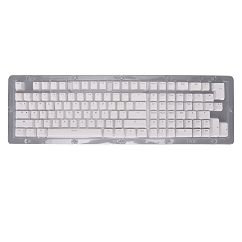 CCYLEZ PBT-Tastatur-Tastenkappen, 114 Tasten-Tastenkappen-Set, OEM-Höhen-Tastenkappen, Computer-Tastenkappen mit Hintergrundbeleuchtung, Zweifarbige Injektionslichtübertragung, für von CCYLEZ