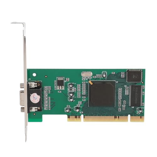 CCYLEZ PCI-Grafikkarte, 8 MB, 32-Bit-PCI-VGA-Grafikkarte für 64-Bit-PCI-X für Server, Industriecomputer, Multi-Display für ATI Rage XL von CCYLEZ