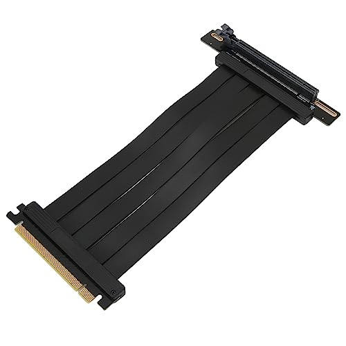 CCYLEZ PCIE 4.0 X16 Riser-Kabel Grafikkarten-Verlängerungskabel, 90-Grad-Hochgeschwindigkeits-GPU-Adapterkabel für RTX3090 RTX3080 RTX3070 RTX3060TI RX6900XT RX6800 von CCYLEZ