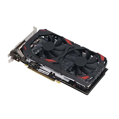 CCYLEZ RX 580 8GB 256BIT Grafikkarte mit Dual Lüftern, Computer Gaming Grafikkarte, Leiser Betrieb, Plug and Play, für Desktop-PCs, Win 10 11 Vista (580 8G D5) von CCYLEZ