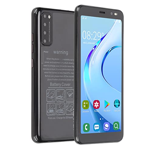 CCYLEZ Rino4 Pro Smartphone, mit 5.45in HD Bildschirm, Unlocked Android Handy, RAM 2GB+ROM 32GB, Dual SIM Dual Standby Mobile Phone, 2MP + 5MP, 3200mAh, Face ID, BT, FM, WiFi(Schwarz) von CCYLEZ