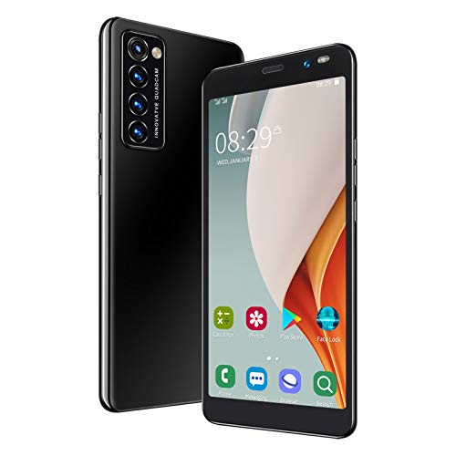 CCYLEZ Smartphone entsperrt, LANDVO Rino4 Pro 5,45-Zoll-HD-Handy, MTK6572 Dual-Core-CPU für Android 6.0, Gesichtsfingerabdruck, Dual-Karten Dual-Standby, 1 + 8G(schwarz) von CCYLEZ