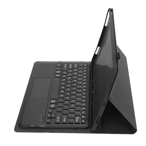 CCYLEZ Tablet-Hülle für Tab P12 12,7 Zoll, Magnetische Abnehmbare Tastatur mit Touchpad-Stifthalter, TPU-Ständerabdeckung, Tastaturhülle für Tab P12 12,7 Zoll TB370FU TB371FC (Black) von CCYLEZ