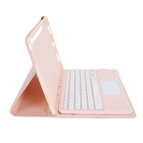 CCYLEZ Tablet-Hülle für Tab P12 12,7 Zoll, Magnetische Abnehmbare Tastatur mit Touchpad-Stifthalter, TPU-Ständerabdeckung, Tastaturhülle für Tab P12 12,7 Zoll TB370FU TB371FC (PINK) von CCYLEZ