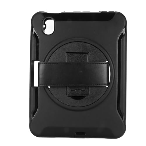 CCYLEZ Tablet-Universalhülle für IOS-Tablets Mini6, mit Verstellbarer Handschlaufe und um 360 Grad Drehbarem Ständer, Stoßfeste Tablet-PC-Hülle mit Hoher Härte (Black) von CCYLEZ