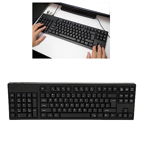 CCYLEZ Tastatur für Linkshänder, Bürobuchhaltungstastatur, Plug and Play Computertastatur mit Micro USB für Unternehmen, Designer von CCYLEZ