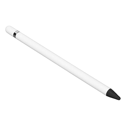CCYLEZ Touchscreen Stift, Feiner Q Stift Glattes Schreiben Ruhige Faserspitze Präzise, ​​Anti Kratzer Bunte PC Schreibstift für Android Tablets und Smartphones(Weiß) von CCYLEZ