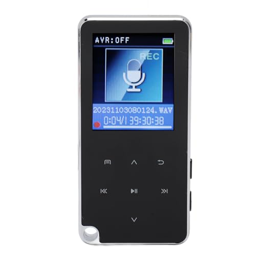 CCYLEZ Tragbarer MP3-Musik-Player, BT5.2 HiFi-Sound, HD-Lautsprecher, Multifunktions-MP3-Player, mit UKW-Radio, Sprachaufzeichnung, Unterstützt 128 GB Speicherkarte (Nicht Im (16GB) von CCYLEZ