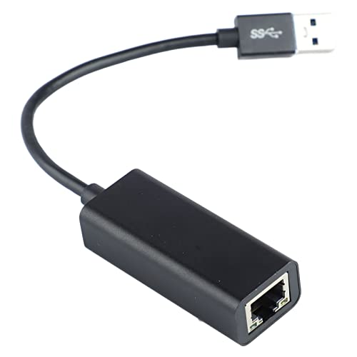 CCYLEZ USB-C-zu-Ethernet-Adapter, USB-Typ-C-zu-RJ45-Gigabit-Kabelkonverter, Doppelte Abschirmung, Stabiles, Kompaktes Adapterzubehör aus Aluminiumlegierung von CCYLEZ