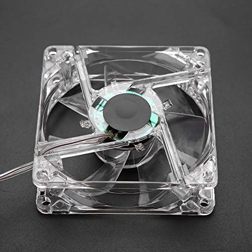 CCYLEZ USB-Lüfter, 93 cm, transparenter Gehäuselüfter mit 4 Farblampen, CPU-Kühlung für PC und Computer von CCYLEZ