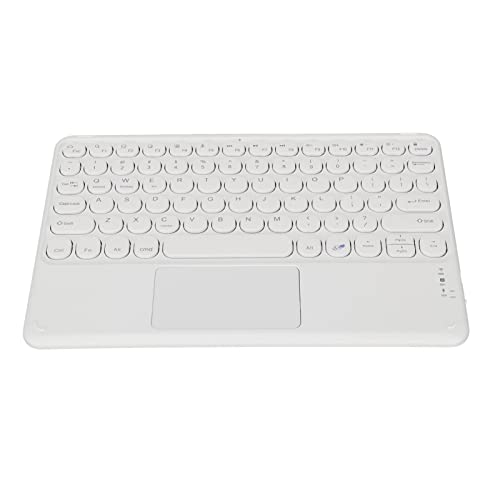 CCYLEZ Ultradünne -Tastatur, kabellose 10-Zoll-Tastatur mit runder Tastenkappe, Smart Touch, geeignet für Smartphones, Tablets, Laptops von CCYLEZ