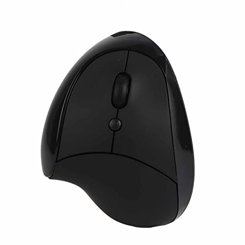 CCYLEZ Vertikale USB-Maus, 3. Generation, rechte Hand, Computer-Maus, ergonomische optische vertikale kabellose Maus, 3 DPI 800/1200/1600 verstellbar, für Heimbüro (schwarz) von CCYLEZ