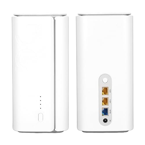 CCYLEZ WiFi-6-Router mit SIM-Kartensteckplatz, 4G-5G-Dualband-Netzwerk-Router mit Integrierten 8 High-Gain-Antennen für Gaming-Streaming, Smart Home (EU-Stecker) von CCYLEZ