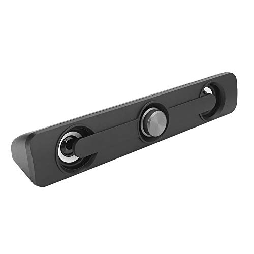 Computerlautsprecher, USB-betriebene kleine PC-Lautsprecher, 3,5-mm-Universal-Aux-Multimedia-Stereolautsprecher, tragbare Computer-Soundbar für Desktop-Laptops(Schwarz) von CCYLEZ