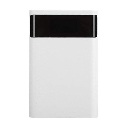 DIY-Batteriekasten Mobile Power Bank, 4 x Tragbare DIY-Schnellladebatteriebox Kein Schweiß-Powerbank-Kit Wiederholtes Zerlegen für Mobiltelefone zum Aufladen(Weiß) von CCYLEZ