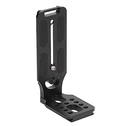 DSLR Kamera L Halterung, Vertikale Horizontale Umschalt Schnellwechselplatte mit Anti Rutsch Pads für Stabilisator Stativ Einbeinstativ, 1/4 Zoll Schraubenloch DSLR Kamera L Halterung, Vertikale Horizontale Umschalt Schnellwechselplatte mit Anti Rutsch Pads für Stabilisator Stativ Einbeinstativ, 1/4 Zoll Schraubenloch von CCYLEZ