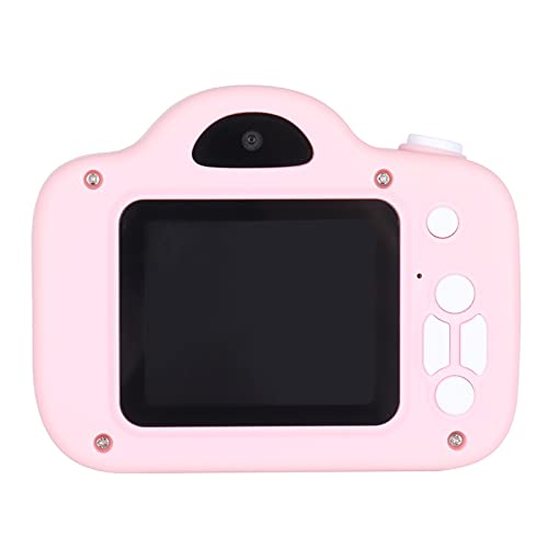 Digitalkamera, Kinderkamera, Tragbare -Kamera, Pädagogische Spielzeugkamera, mit Dual-Kamera Vorne und Hinten und IPS-Bildschirm, 1080P-Unterstützung für Videos(Rosa) von CCYLEZ