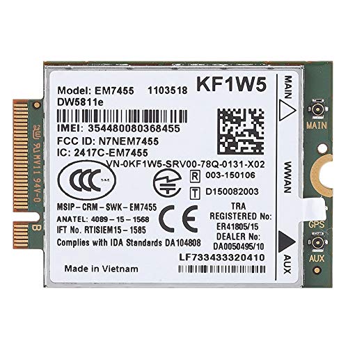 Drahtlose 4G LTE-Modul-Netzwerkkarte, Ersatz Wireless EM7455 für DW5811e, 4G LTE WWAN NGFF-Kartenmodul, Professioneller Ersatz Wireless EM7455 von CCYLEZ