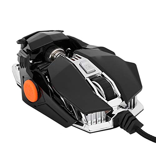 E-Sports PC Gaming Maus,USB Kabelgebundene Gaming Maus Kabelgebundene Maus mit konkurrenzfähiger Optik,Pocket Gaming Maus für FPS, RTS und MOBAs von CCYLEZ