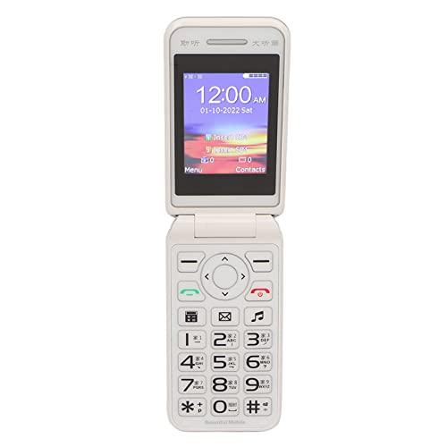 Entsperrtes 2G-Klapptelefon, Dual-SIM mit 2,4-Zoll-HD-Farbdisplay, Tasten-LED-Licht, Klapphandy mit 6800-mAh-Akku, SOS-Funktion, GSM-Netzwerk für Eltern (Rosa) von CCYLEZ
