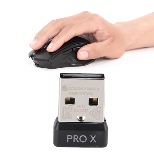 Ersatz für Drahtlose Mausempfänger | USB -Dongle -Adapter für Gaming -Maus | Schnellpaarung | Kompaktes Design mit Speicherfall | Plug & Play | Universelle Kompatibilität von CCYLEZ