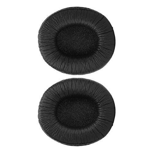 Ersatzkissen für Headset Abdeckung Schwarz, Ohrpolster Verbessern die Bassleistung für Kopfhörer, Headset-Ohrpolster Abdeckung für MDR-7506 MDR-V6 MDR-CD 900ST(schwarz) von CCYLEZ