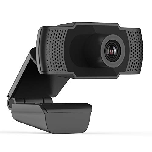Full HD Webcam 1080P, USB-Computerkamera mit Mikrofon zur Geräuschunterdrückung, Digitale Webkamera mit freiem Laufwerk, Video-Webkamera für Live-Streaming, Videoanruf, Konferenz, Online-Unterricht von CCYLEZ