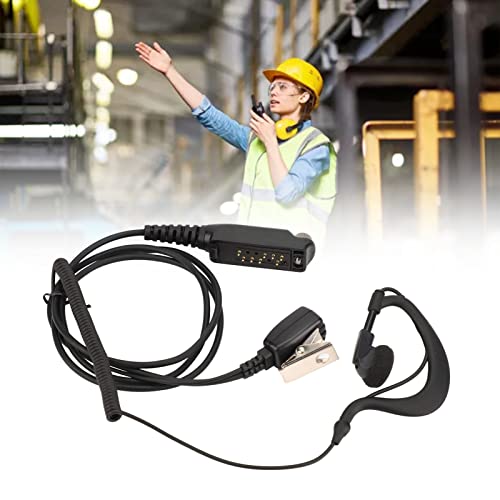 G-förmiges Headset-Mikrofon, PTT, Verstärkter Walkie-Talkie-Ohrhörer für Sepura STP8000, Walkie-Talkie-Zubehör, Plug-and-Play von CCYLEZ