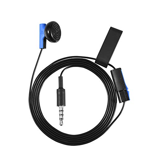 Gaming-Ohrhörer für PS4, Mono-Chat-Ohrhörer mit Noise Cancelling-Mikrofon, kabelgebundenes Kopfhörer-Headset, 3,5-mm-Gaming-Ohrhörer für PS4-Controller von CCYLEZ