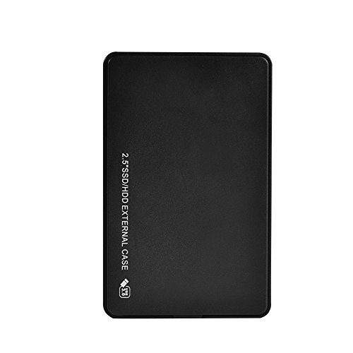 HDD-Gehäuse, externes 2,5-Zoll-SATA 3.0-HDD-Gehäuse, tragbares USB 3.0-Gehäuse für SSD-Festplattenlaufwerk für Mac OS 8.6/Win98/SE/ME/2000/XP von CCYLEZ