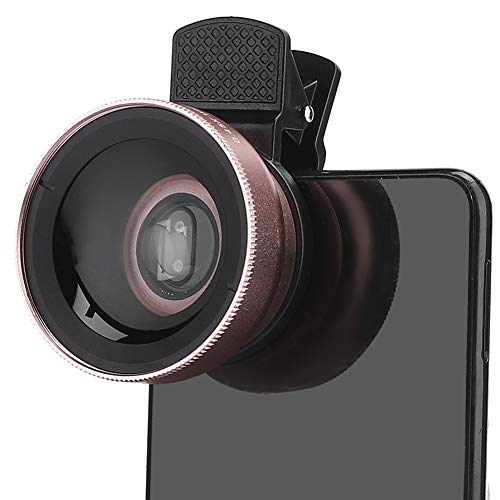 Handy Kameraobjektiv, 2 in 1 Professionelles Telefonobjektiv, 0,45X Superweitwinkelobjektiv und 12,5X Makroobjektiv für Smartphones, Tablets, Kameras mit einem Durchmesser von CCYLEZ