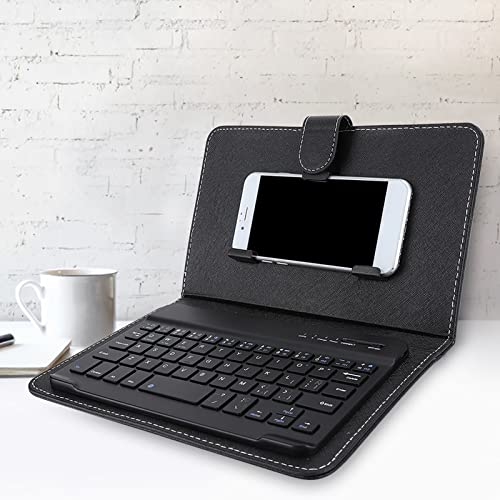 Handy Tastaturhülle, tragbare Bluetooth Tastatur, ultraschlanke, kabellose Lederschutzhülle Keyboard für Android/IOS-Telefone mit Bluetooth (4,5-6,8 Zoll oder 6-9,5 Handy Tastaturhülle, tragbare Bluetooth Tastatur, ultraschlanke, kabellose Lederschutzhülle Keyboard für Android/IOS-Telefone mit Bluetooth (4,5-6,8 Zoll oder 6-9,5 von CCYLEZ