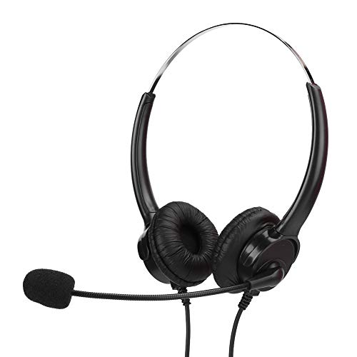 Headset-Kopfhörer Universal mit hochempfindlichem Mikrofon zum Tätigen von Anrufen und zur Sprachaufzeichnung Tragbarer Kopfhörer für Schüler, Bediener und Spieler von CCYLEZ