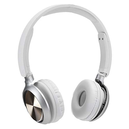 Kabelgebundene Kopfhörer, Overhead-Headset für Kinder, tragbares 3,5-mm-Kabel-Headset, Stereo-Freisprechkopfhörer mit Geräuschunterdrückungsfunktion(Weiß) von CCYLEZ