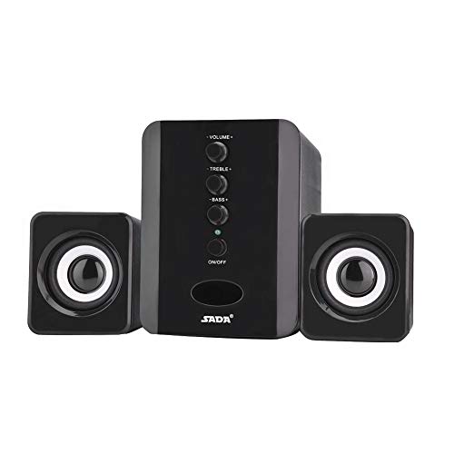Kabelgebundener Computerlautsprecher, professioneller Kombinationslautsprecher für SADA, tragbarer USB 2.1 Kabelgebundener Lautsprecher Bass Music Player Subwoofer für Telefon Kabelgebundener Computerlautsprecher, professioneller Kombinationslautsprecher für SADA, tragbarer USB 2.1 Kabelgebundener Lautsprecher Bass Music Player Subwoofer für Telefon von CCYLEZ