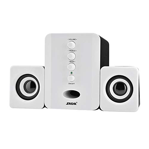 Kabelgebundener Computerlautsprecher, professioneller Kombinationslautsprecher für SADA, tragbarer USB 2.1 Kabelgebundener Lautsprecher Bass Music Player Subwoofer für Telefon Kabelgebundener Computerlautsprecher, professioneller Kombinationslautsprecher für SADA, tragbarer USB 2.1 Kabelgebundener Lautsprecher Bass Music Player Subwoofer für Telefon von CCYLEZ